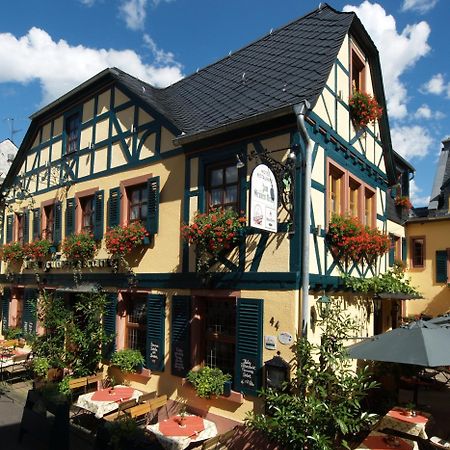 Weinhotel Des Riesling Zum Gruenen Kranz Рюдесгайм-ам-Райн Екстер'єр фото